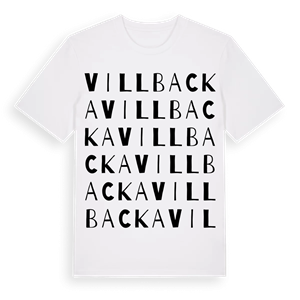 Villbacka ordlek t-shirt – ekologisk bomull t-shirt från Pinshirt