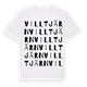 Villtjärn ordlek t-shirt