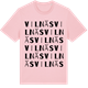 Pink Cotton t-shirt med Vilnäs ordlek t-shirt