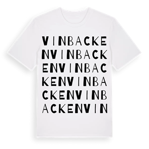 Vinbacken ordlek t-shirt – ekologisk bomull t-shirt från Pinshirt