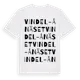 White t-shirt med Vindel-Ånäset ordlek t-shirt