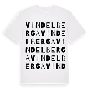 Vindelberga ordlek t-shirt – ekologisk bomull t-shirt från Pinshirt