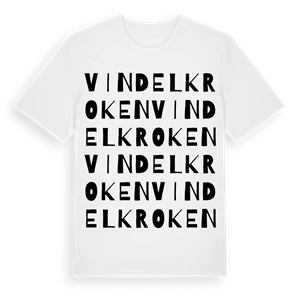 Vindelkroken ordlek t-shirt – ekologisk bomull t-shirt från Pinshirt
