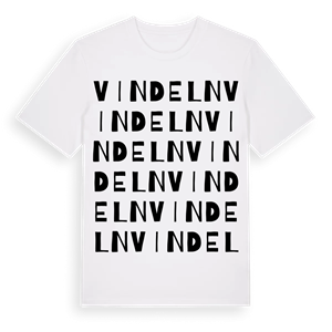 Vindeln ordlek t-shirt – ekologisk bomull t-shirt från PinShirt