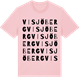 Pink Cotton t-shirt med Visjöberg ordlek t-shirt