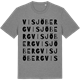 Mid Heather Gray t-shirt med Visjöberg ordlek t-shirt