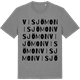 Mid Heather Gray t-shirt med Visjömon ordlek t-shirt