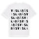 Viskanäs ordlek t-shirt