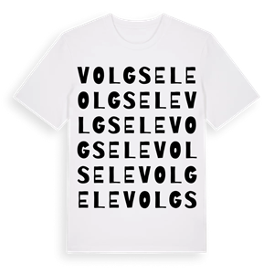 Volgsele ordlek t-shirt – ekologisk bomull t-shirt från Pinshirt