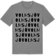 Mid Heather Gray t-shirt med Volmsjö ordlek t-shirt