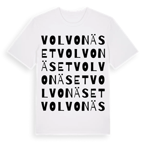 Volvonäset ordlek t-shirt – ekologisk bomull t-shirt från Pinshirt