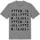 Mid Heather Gray t-shirt med Ytter-Åkulla ordlek t-shirt