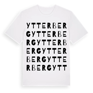 Ytterberg ordlek t-shirt – ekologisk bomull t-shirt från Pinshirt