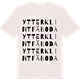 Vintage White t-shirt med Ytterklintfäboda ordlek t-shirt