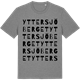 Mid Heather Gray t-shirt med Yttersjöberget ordlek t-shirt