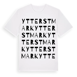 Ytterstmark ordlek t-shirt – ekologisk bomull t-shirt från Pinshirt
