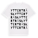 Ytterträsk ordlek t-shirt