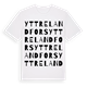 Yttre Landfors ordlek t-shirt