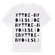 Yttre-Nydalsliden ordlek t-shirt