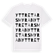 White t-shirt med Yttre Tarsmyran ordlek t-shirt