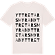 Vintage White t-shirt med Yttre Tarsmyran ordlek t-shirt