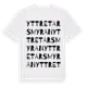 White t-shirt med Yttre Tarsmyran ordlek t-shirt
