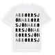 Abborrsjön ordlek t-shirt