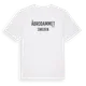 White t-shirt med Åbrodammet i Sverige t-shirt