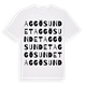 Aggösundet ordlek t-shirt