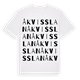 Åkvisslan ordlek t-shirt