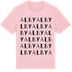 Pink Cotton t-shirt med Alby ordlek t-shirt
