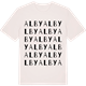 Vintage White t-shirt med Alby ordlek t-shirt