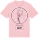 Pink Cotton t-shirt med Alby t-shirt
