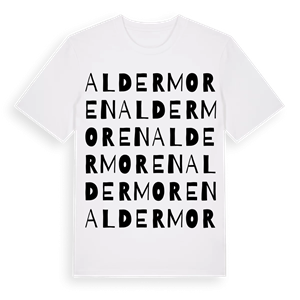 Aldermoren ordlek t-shirt – ekologisk bomull t-shirt från Pinshirt