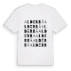 Alderrå ordlek t-shirt