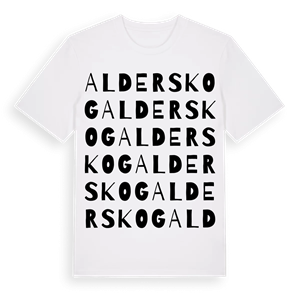 Alderskog ordlek t-shirt – ekologisk bomull t-shirt från Pinshirt