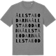 Mid Heather Gray t-shirt med Ållstabodarna ordlek t-shirt