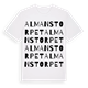 Almanstorpet ordlek t-shirt