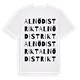 Alnö distrikt ordlek t-shirt