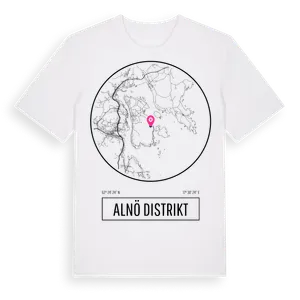 Alnö Distrikt t-shirt – ekologisk bomull t-shirt från Pinshirt