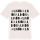 Vintage White t-shirt med Alnön ordlek t-shirt