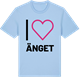 Blue Soul t-shirt med Jag älskar Änget t-shirt stort tryck