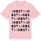Pink Cotton t-shirt med Angsta ordlek t-shirt