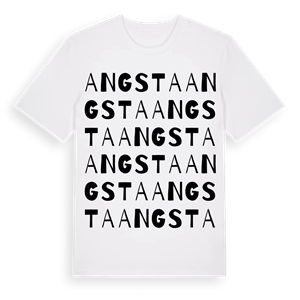 Angsta ordlek t-shirt – ekologisk bomull t-shirt från Pinshirt