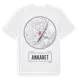 White t-shirt med Ankaret t-shirt