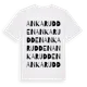 White t-shirt med Ankarudden ordlek t-shirt