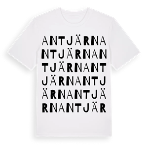 Antjärn ordlek t-shirt – ekologisk bomull t-shirt från Pinshirt