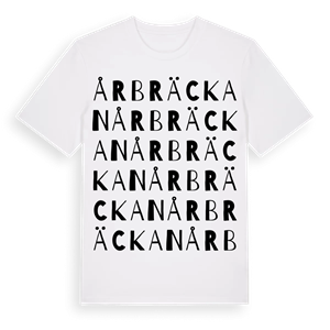 Årbräckan ordlek t-shirt – ekologisk bomull t-shirt från Pinshirt