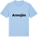 Blue Soul t-shirt med Armsjön fetstil t-shirt