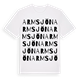 Armsjön ordlek t-shirt